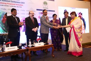 Water and Sanitation Financing Award, 2021 awarded to FWWB by Sa-Dhan 