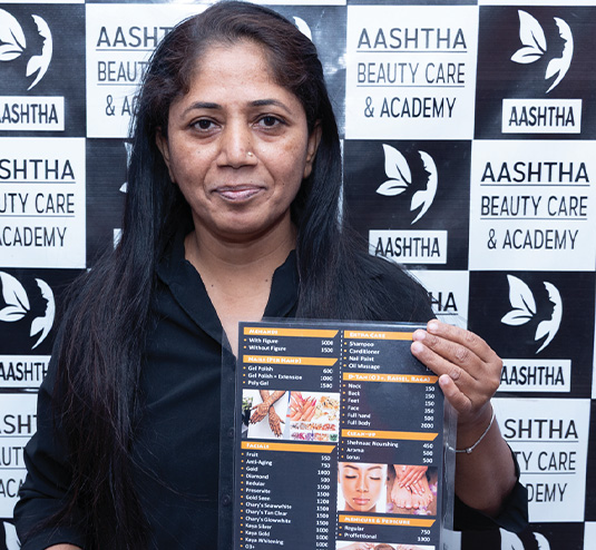 Arpana Nikam | Aastha-Beauty-Care-&-Academy